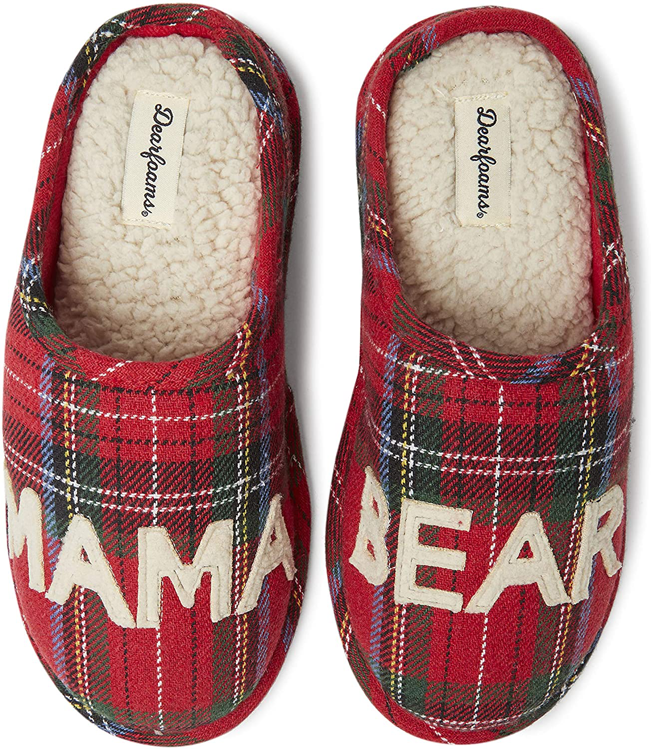 Dearfoams Women's Mama Bear Slipper Arts & Entertainment > Party & Celebration > Gift Giving Dearfoams Tartan Plaid X-Large 