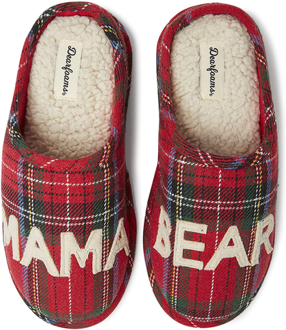 Dearfoams Women's Mama Bear Slipper Arts & Entertainment > Party & Celebration > Gift Giving Dearfoams Tartan Plaid X-Large 