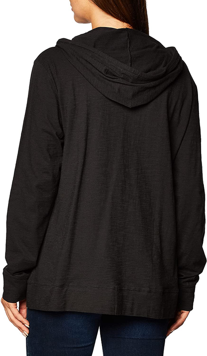 Hanes Women'S Slub Jersey Hoodie Apparel & Accessories > Clothing > Activewear Kylie Max   