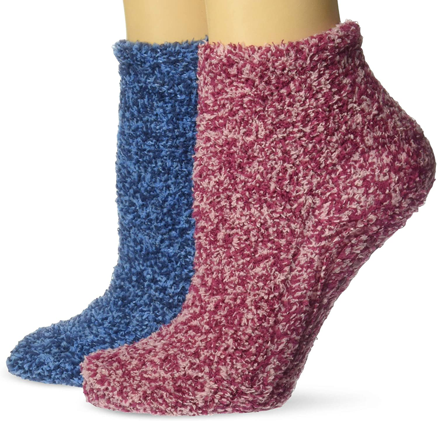 Dr. Scholl's womens Spa Socks (2pk) Arts & Entertainment > Party & Celebration > Gift Giving Dr. Scholl's Pink/Blue Shoe Size: 4-10 (Medium) 