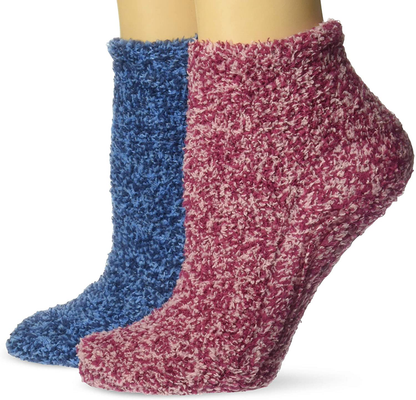 Dr. Scholl's womens Spa Socks (2pk) Arts & Entertainment > Party & Celebration > Gift Giving Dr. Scholl's Pink/Blue Shoe Size: 4-10 (Medium) 