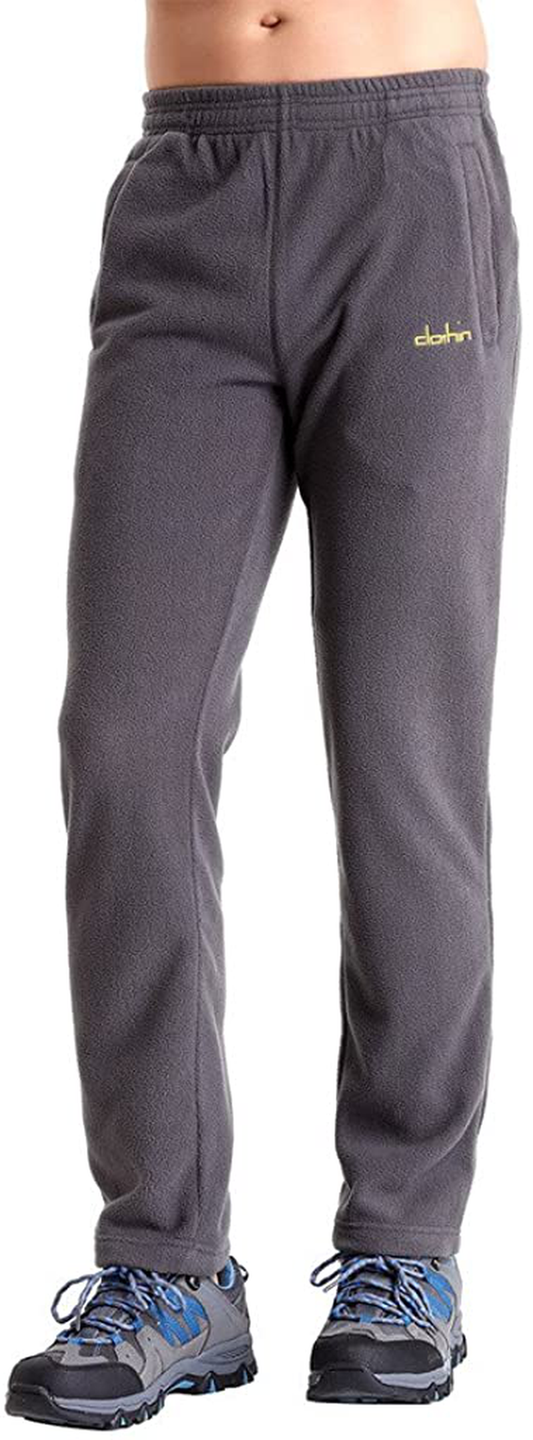 clothin Men/Women Polar Fleece Thermal Sweatpants Apparel & Accessories > Clothing > Activewear clothin Men Gray X-Large 