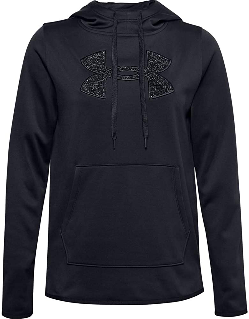 Under Armour Women'S Fleece Big Logo Chenille/Shine Hoodie Apparel & Accessories > Clothing > Activewear Kylie Max   