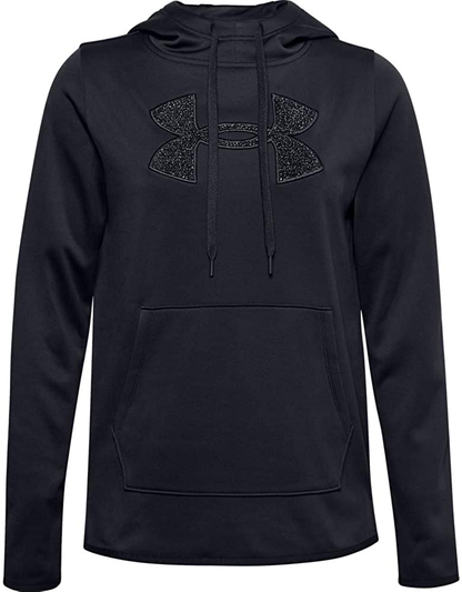 Under Armour Women'S Fleece Big Logo Chenille/Shine Hoodie Apparel & Accessories > Clothing > Activewear Kylie Max   