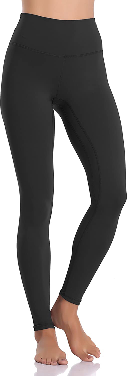 Colorfulkoala Women's Buttery Soft High Waisted Yoga Pants Full-Length Leggings Apparel & Accessories > Clothing > Activewear Colorfulkoala Black Large 