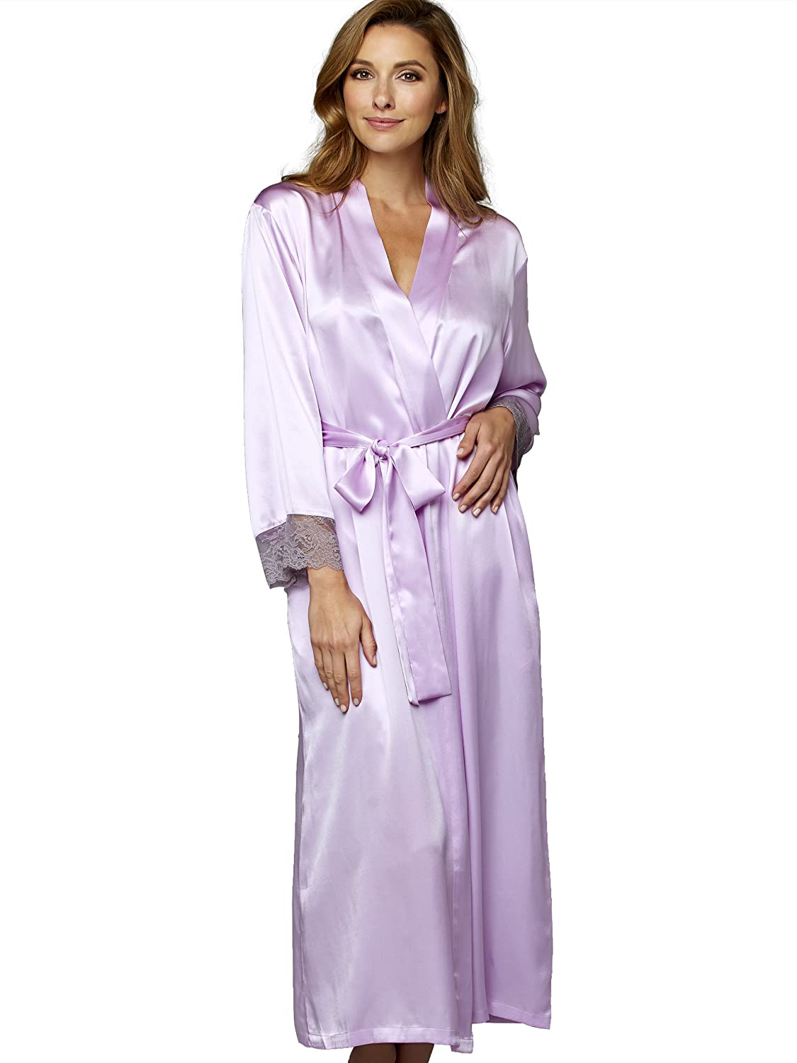 Julianna Rae Women'S Tivoli Allura Silk Robe Apparel & Accessories > Clothing > Sleepwear & Loungewear > Robes Julianna Rae Bella XX-Large 