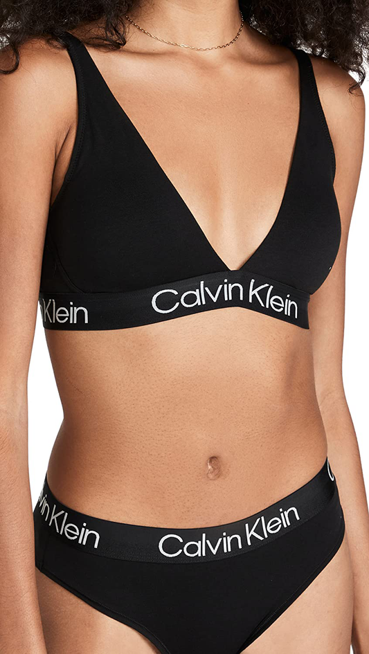 Calvin Klein Women'S Structure Cotton Lightly Lined Triangle Bra Apparel & Accessories > Clothing > Underwear & Socks > Bras Kylie Max   