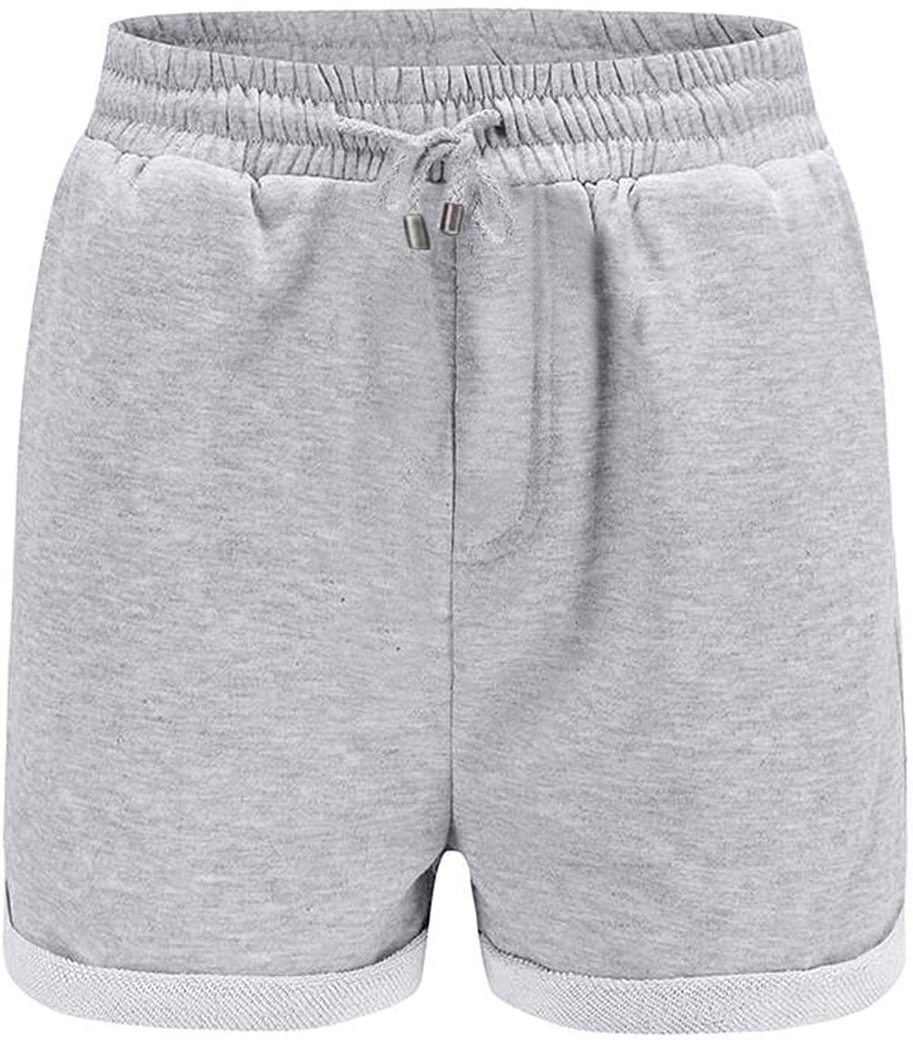 Paitluc Sport Shorts Women Workout Shorts with Pockets for Women Mid Waist Slightly Stretchy Light Weight Apparel & Accessories > Clothing > Shorts Kylie Max   