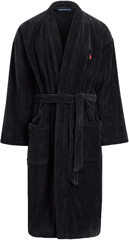 Polo Ralph Lauren Men'S Cotton Velour Kimono Robe Apparel & Accessories > Clothing > Sleepwear & Loungewear > Robes Kylie Max   