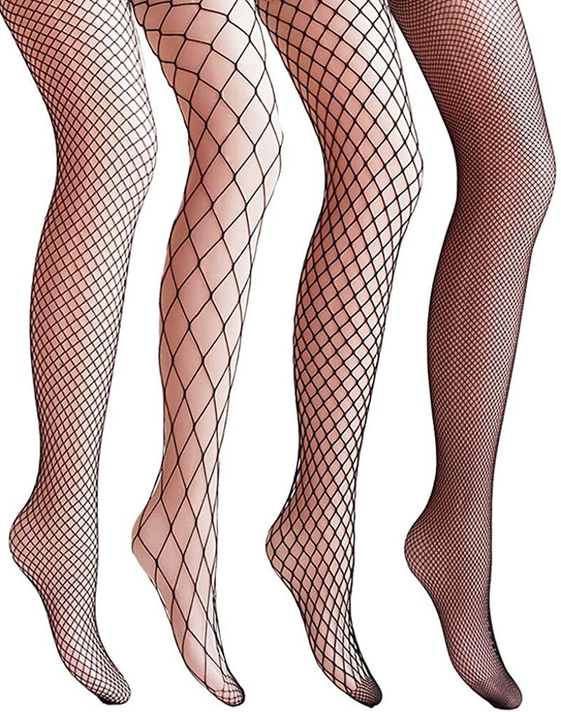 VERO MONTE Women Patterned Fishnets Tights Small Hole Thigh High Sexy Stockings Apparel & Accessories > Clothing > Underwear & Socks > Shapewear VERO MONTE Vital Diamonds, Black, 4 Pairs 4 Styles ( Height: 5'5" - 5'11" / Weight: 100-180lbs ) 