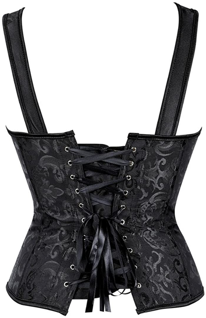 Women Sexy Strap Lace up Corsets and Bustiers Top Overbust Shaper Apparel & Accessories > Clothing > Underwear & Socks > Lingerie Zhitunemi   