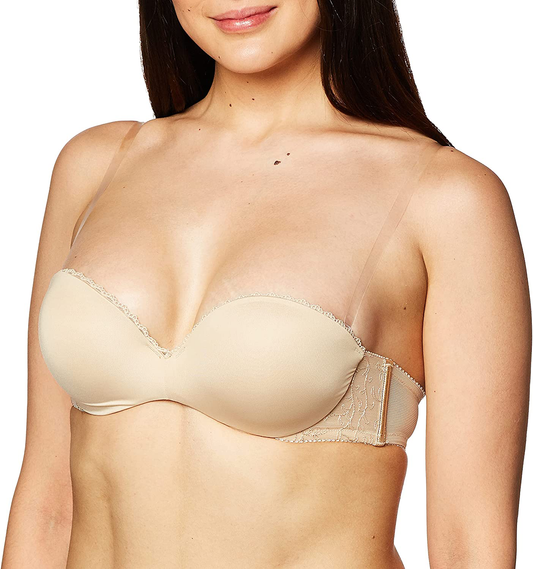 Vanity Fair Women's Padded Convertible Push Up Bras (32A - 38D) Apparel & Accessories > Clothing > Underwear & Socks > Bras Vanity Fair Beige Strapless 32B