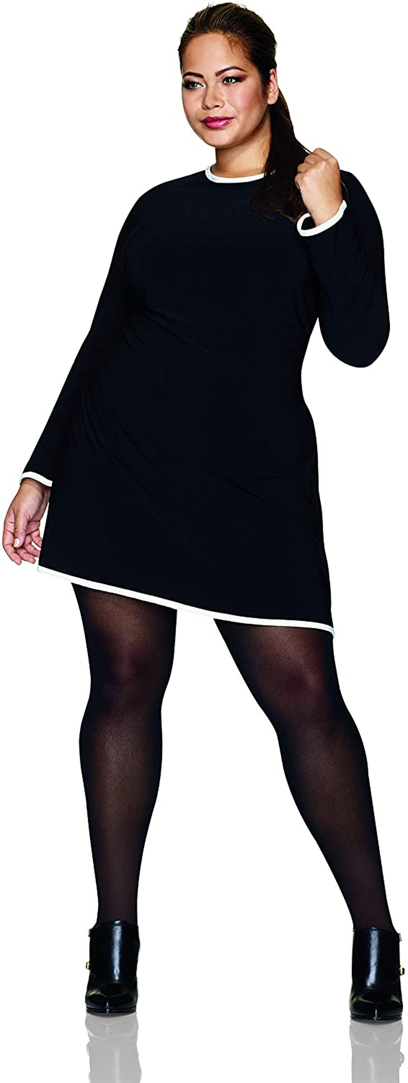 Hanes Womens Hanes Women'S Hanes Curves Opaqure Tights Hsp005 Apparel & Accessories > Clothing > Underwear & Socks > Shapewear Hanes   