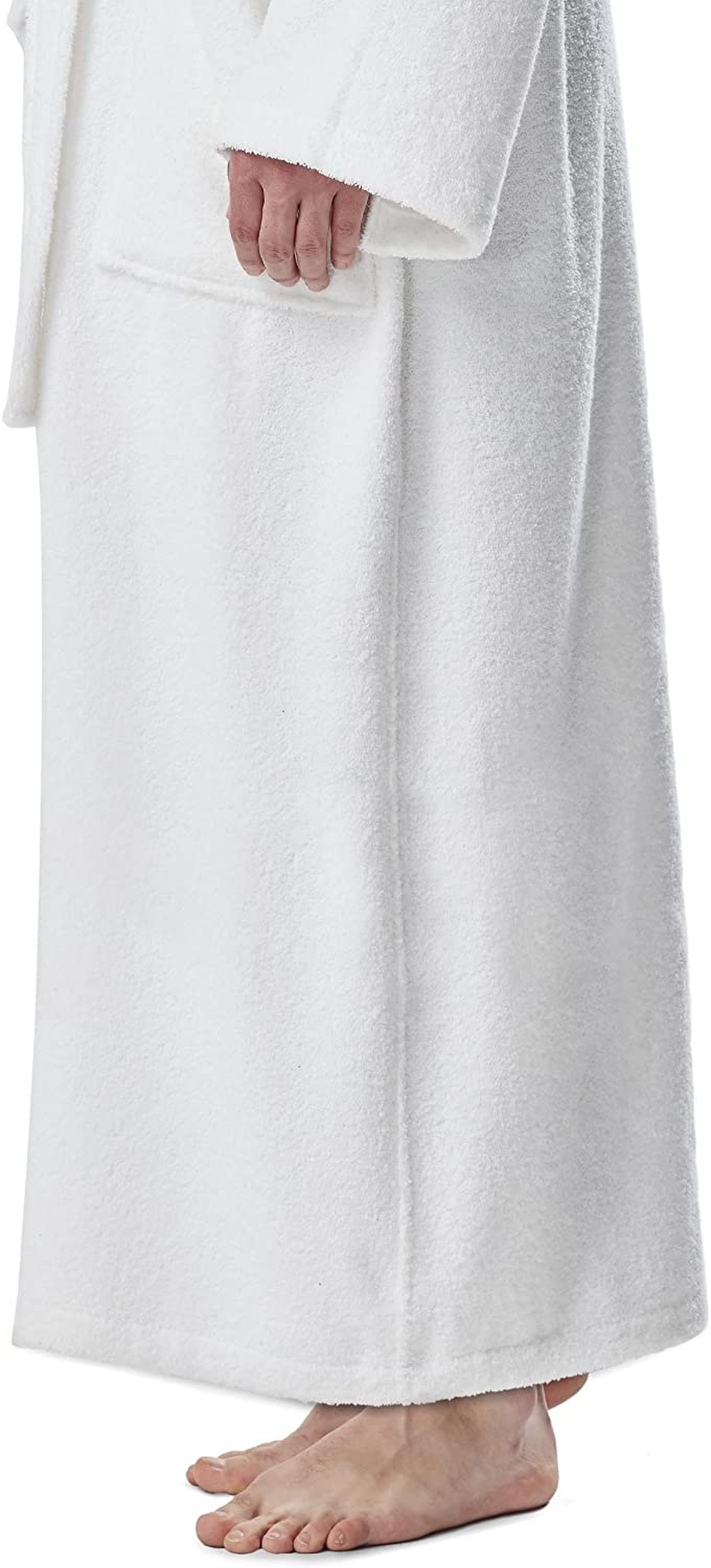 Arus Men'S Hooded Classic Bathrobe Turkish Cotton Robe with Full Length Options Apparel & Accessories > Clothing > Sleepwear & Loungewear > Robes Kylie Max   