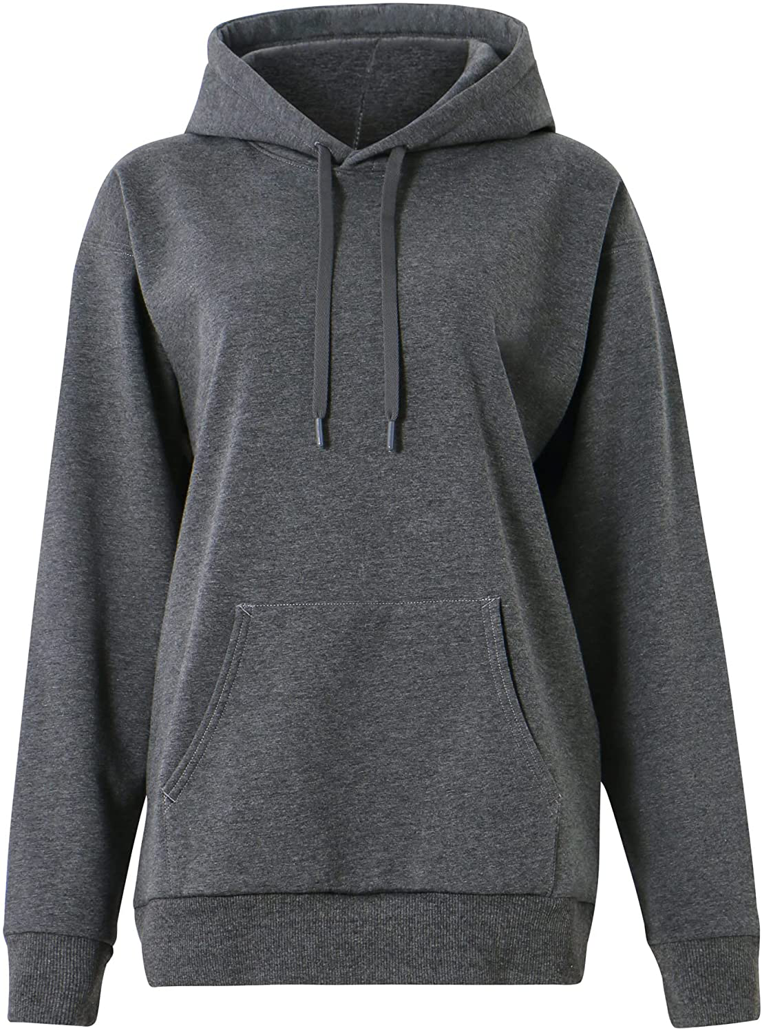 Women'S Basic Pullover Hoodie Loose Fit Ultra Soft Fleece Hooded Sweatshirt with Pockets Apparel & Accessories > Clothing > Activewear Kylie Max   