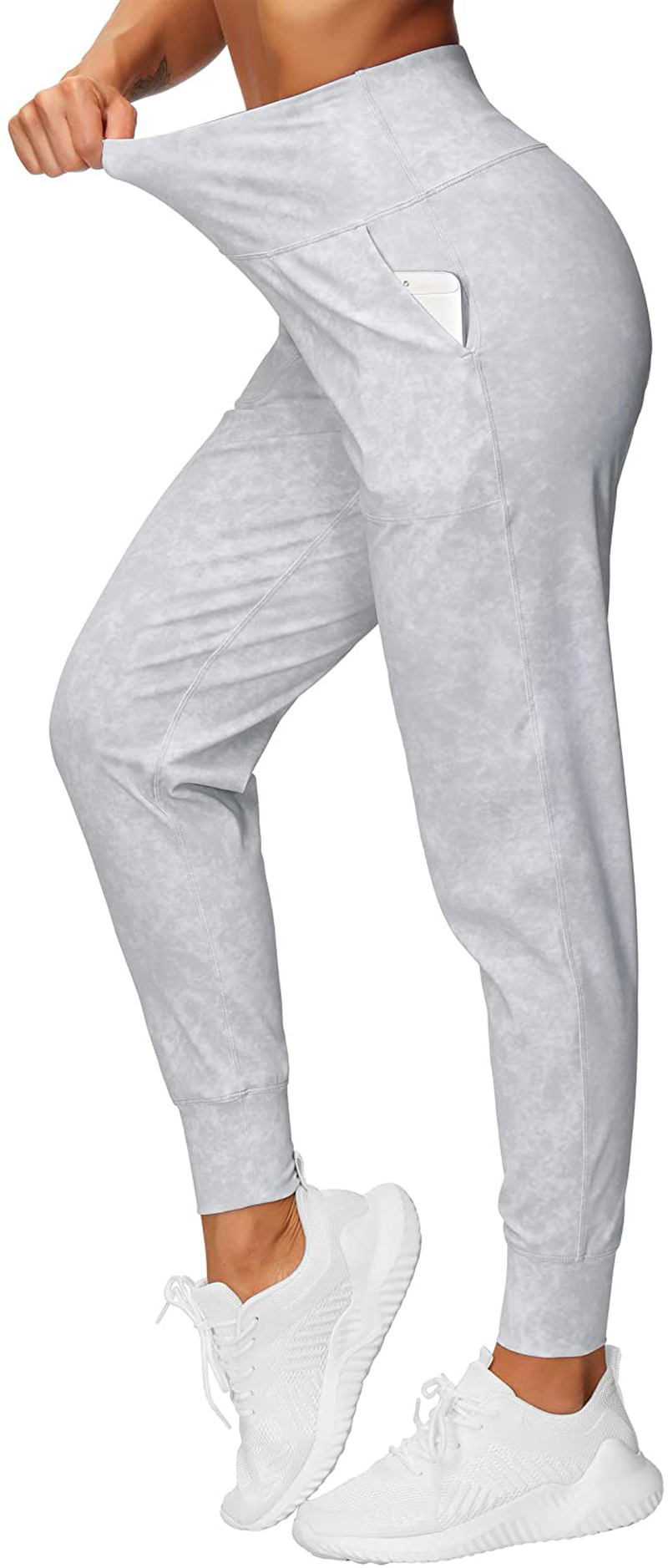 THE GYM PEOPLE Women'S Joggers Pants Lightweight Athletic Leggings Tapered Lounge Pants for Workout, Yoga, Running Apparel & Accessories > Clothing > Activewear Kylie Max   