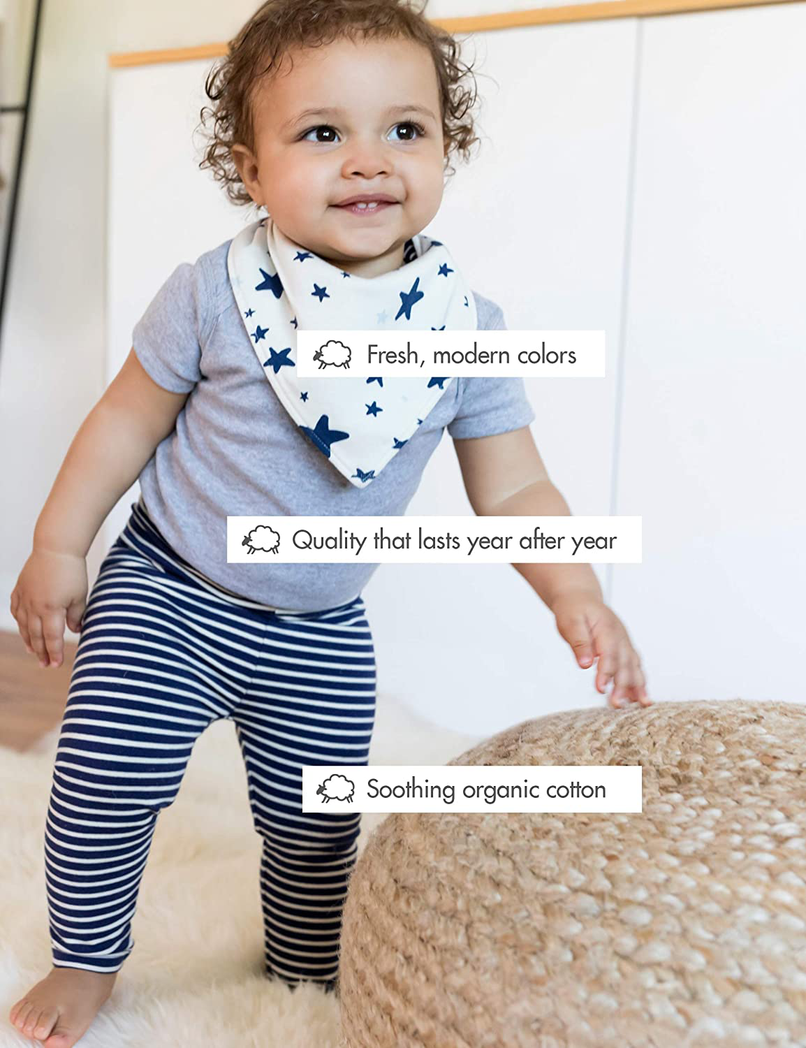Moon and Back by Hanna Andersson Girls' One Piece Footless Pajamas Apparel & Accessories > Clothing > Sleepwear & Loungewear > Pajamas Kylie Max   