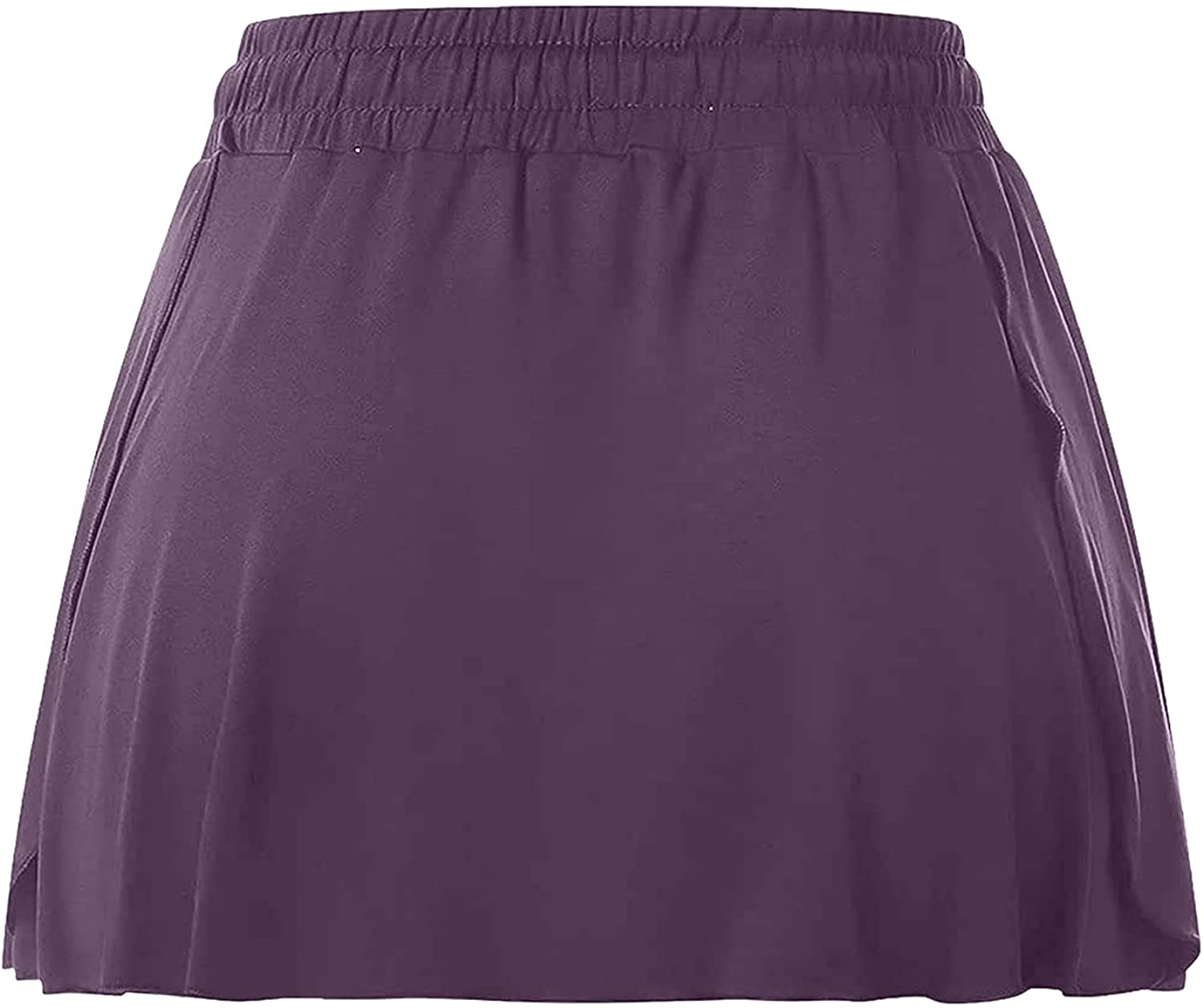 Burband Womens High Waisted Flowy Tennis Skirts Gym Yoga Pants Stretchy Pleated Golf Biker Shorts Summer Cute Lounge Skirts Apparel & Accessories > Clothing > Underwear & Socks > Shapewear Burband   