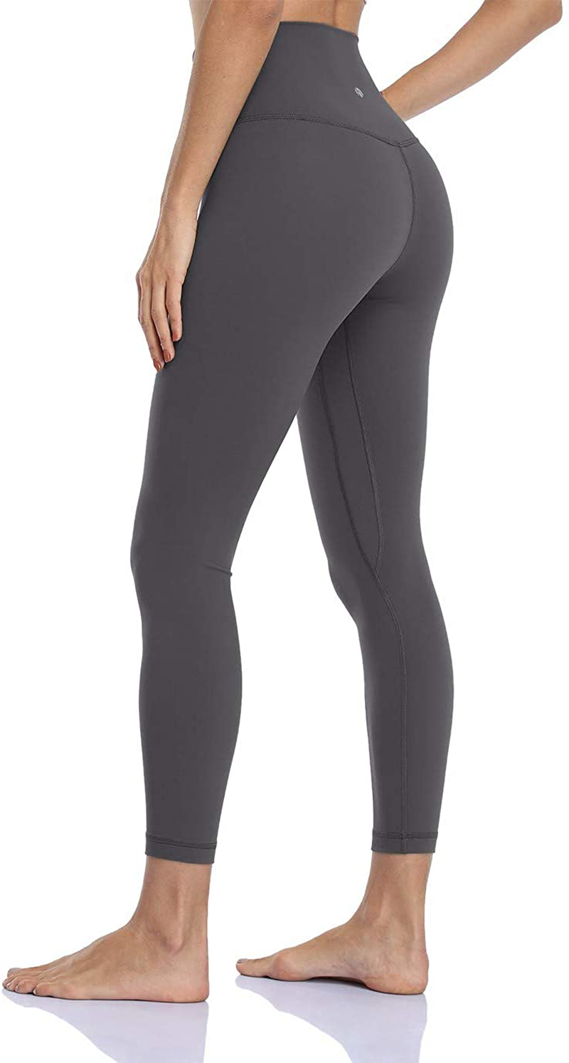 HeyNuts Hawthorn Athletic Essential II 7/8 Legging Women's High Waisted Yoga Pants Active Ankle Legging-25'' Apparel & Accessories > Clothing > Activewear HeyNuts Graphite Grey_25'' Ⅱ X-Small 