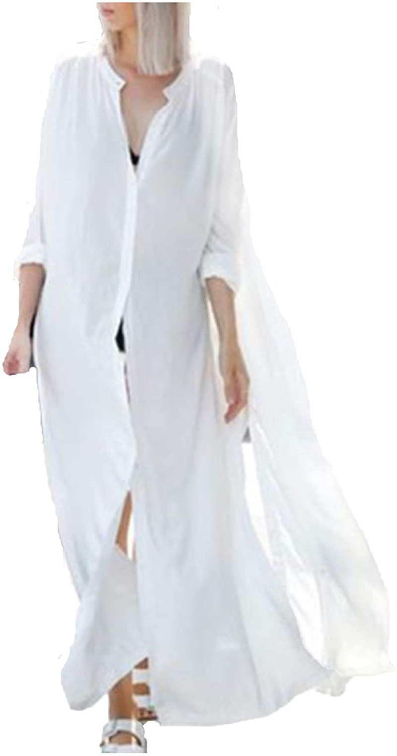 Wander Agio Womens Bikini Cover Ups Beach Casual Dress Coverup Swimsuits Long Cardigan Bohemia Apparel & Accessories > Clothing > Swimwear Kylie Max   