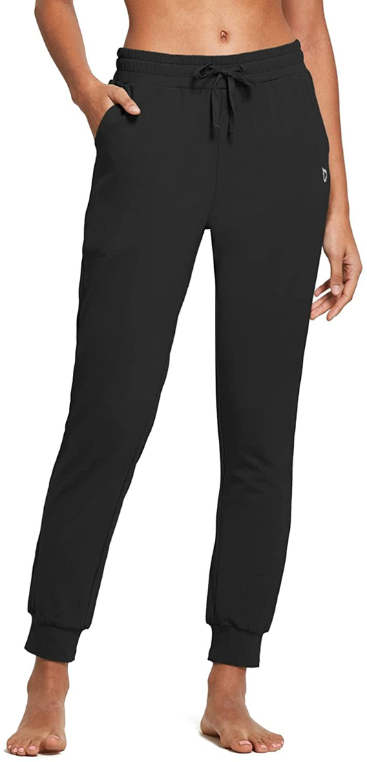 BALEAF Women'S Sweatpants Joggers Cotton Yoga Lounge Sweat Pants Casual Running Tapered Pants with Pockets Apparel & Accessories > Clothing > Activewear Kylie Max   