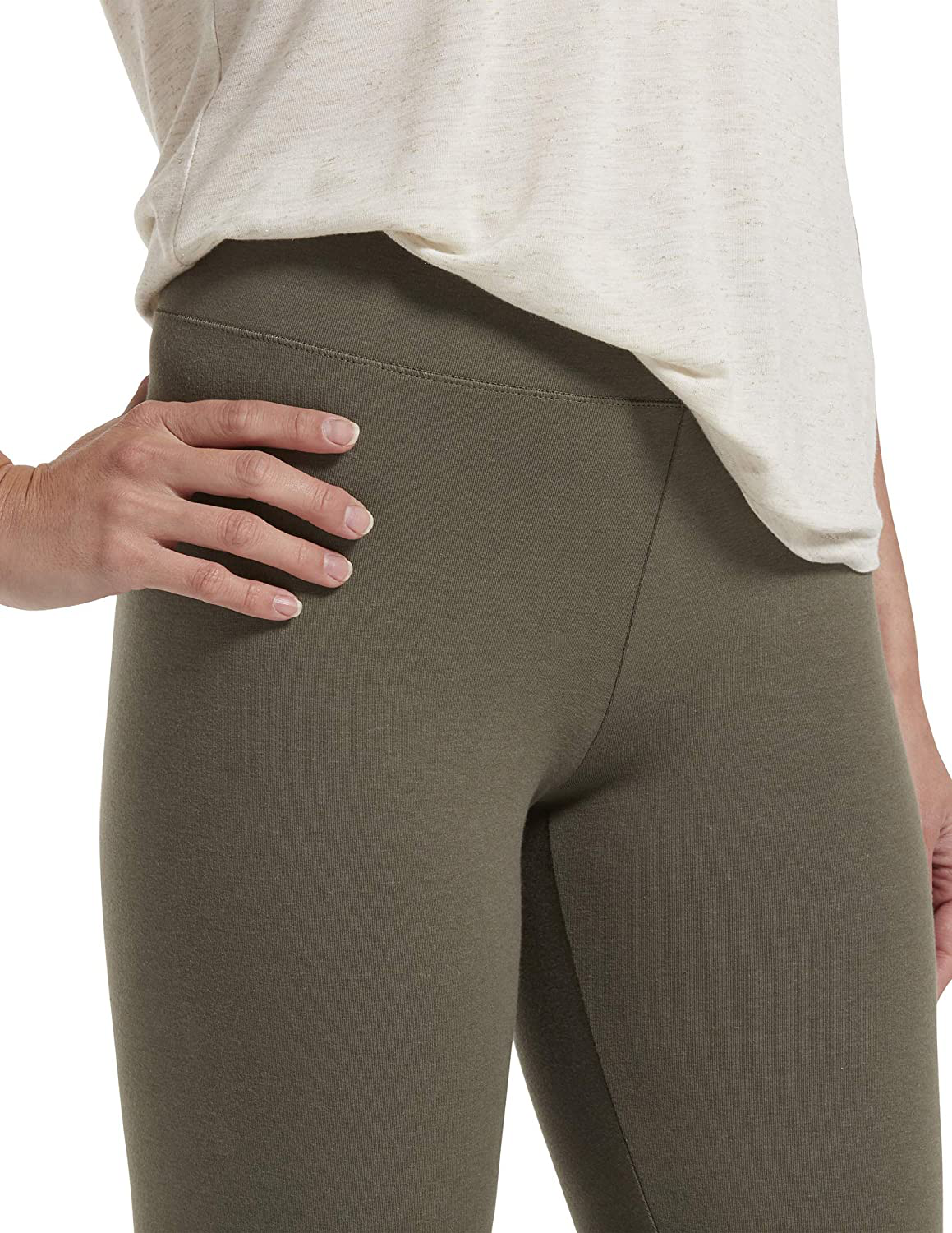 HUE Women's Cotton Ultra Legging with Wide Waistband, Assorted Apparel & Accessories > Clothing > Activewear HUE   