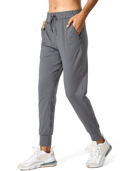 SANTINY Women'S Joggers Pants with Pockets Drawstring Running Sweatpants for Women Lounge Workout Jogging Apparel & Accessories > Clothing > Activewear Kylie Max   
