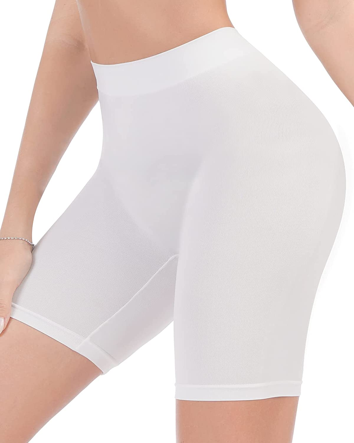 Reamphy 3 Pack Slip Shorts for Women under Dress,Comfortable Smooth Yoga Shorts,Workout Biker Shorts Apparel & Accessories > Clothing > Underwear & Socks > Shapewear Reamphy   