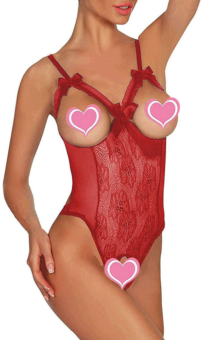 Women Sexy Teddy Lingerie One Piece Lace Babydoll Bodysuit Nightie plus Size S-3XL Apparel & Accessories > Clothing > Underwear & Socks > Lingerie Kylie Max   
