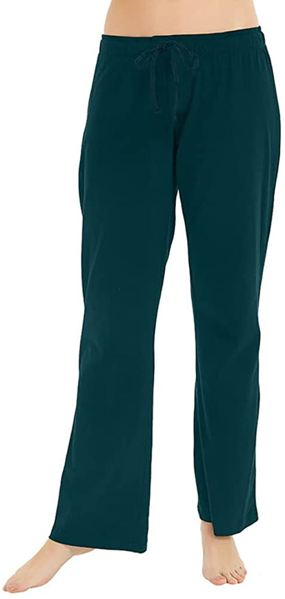 U2SKIIN Womens Cotton Pajama Pants, Comfortable Pajama Pants for Lounge Soft Lightweight Sleep Pj Bottoms for Women Apparel & Accessories > Clothing > Sleepwear & Loungewear > Pajamas Kylie Max   