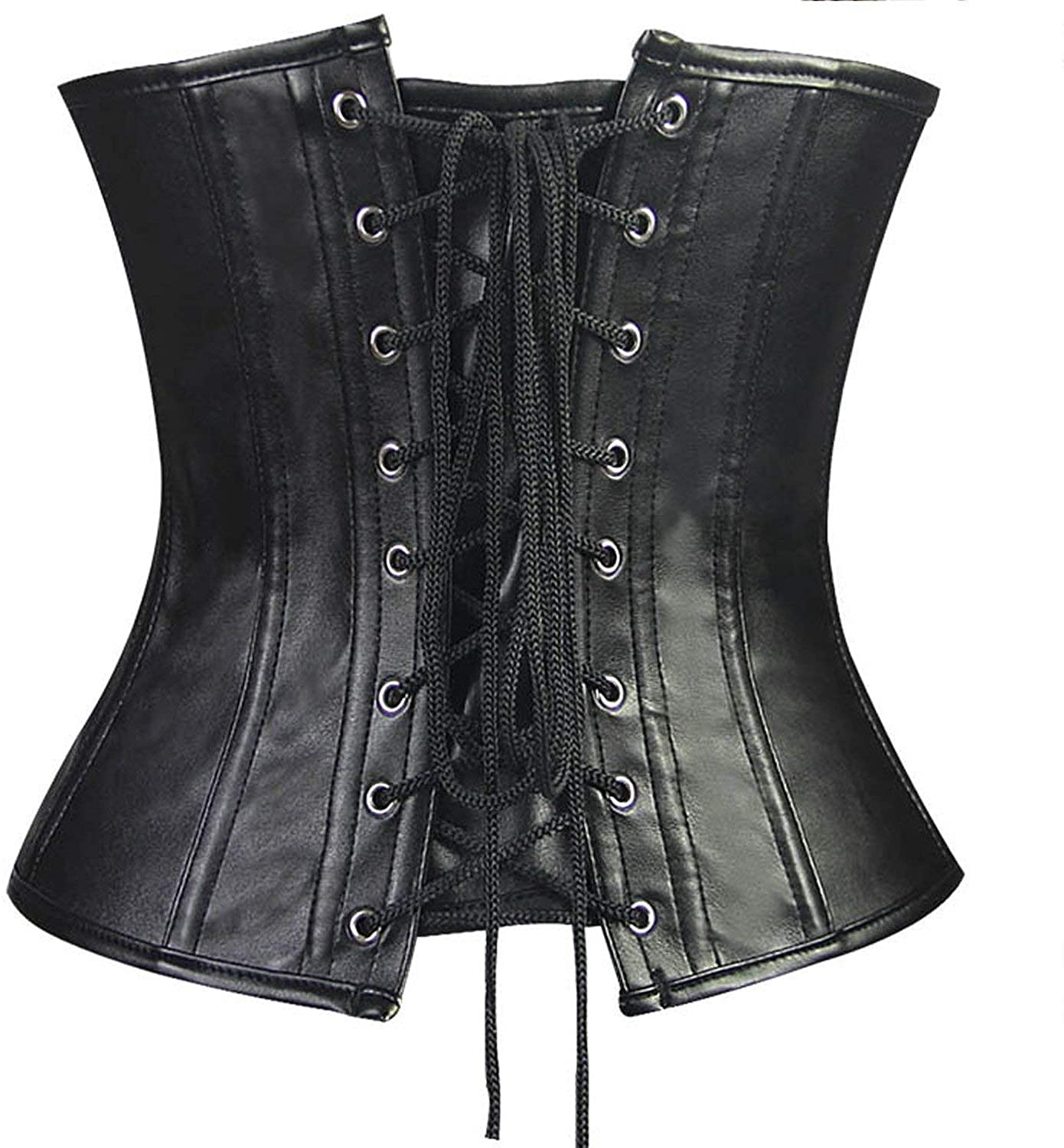 SHAPERX Womens Steampunk Gothic Steel Boned Underbust Waist Training Corsets Apparel & Accessories > Clothing > Underwear & Socks > Lingerie SHAPERX   
