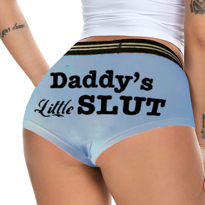 Women Regular & plus Size Yoga Booty Shorts Sexy Printed Sports Hot Pants Briefs Apparel & Accessories > Clothing > Underwear & Socks > Underwear JOINFUN Style-3-blue 3X-Large 