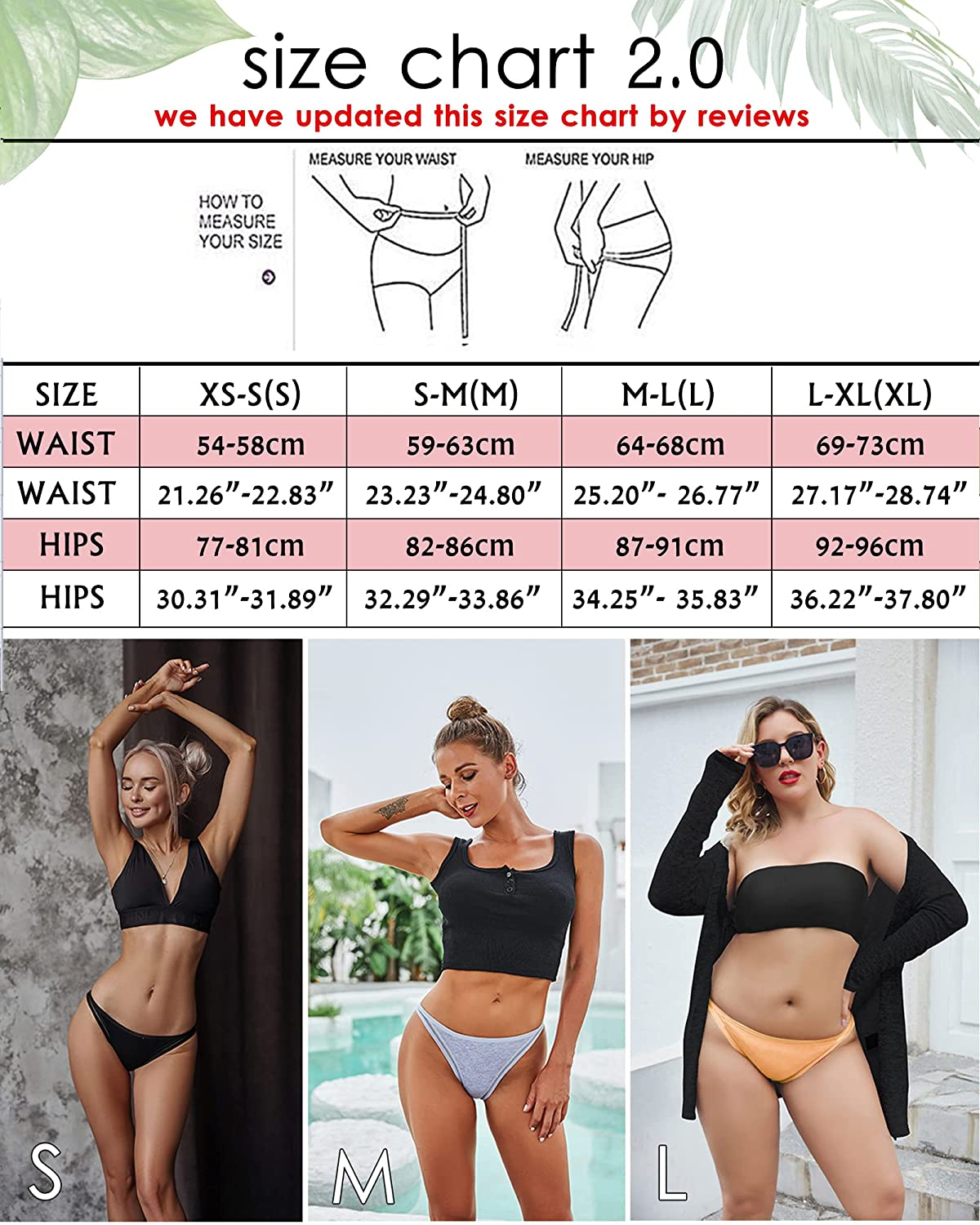 FINETOO 6 Pack Cotton Underwear for Women, Breathable Soft Stretch Hipster High Cut Cheeky String Bikini Panties  KYLIE MAX   