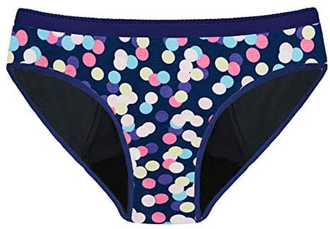 Thinx (BTWN) Bikini Panties | Period Underwear for Teen Girls | Menstrual Underwear | Super Absorbency Apparel & Accessories > Clothing > Underwear & Socks > Underwear Thinx BTWN Confetti 15/16 - Super Absorbency 