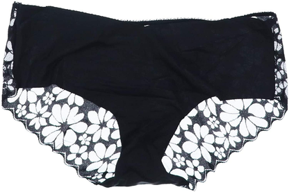 Victoria'S Secret Panties Sexy Illusions Floral Lace Back Hiphugger Apparel & Accessories > Clothing > Underwear & Socks > Underwear Victoria's Secret Black X-Small 