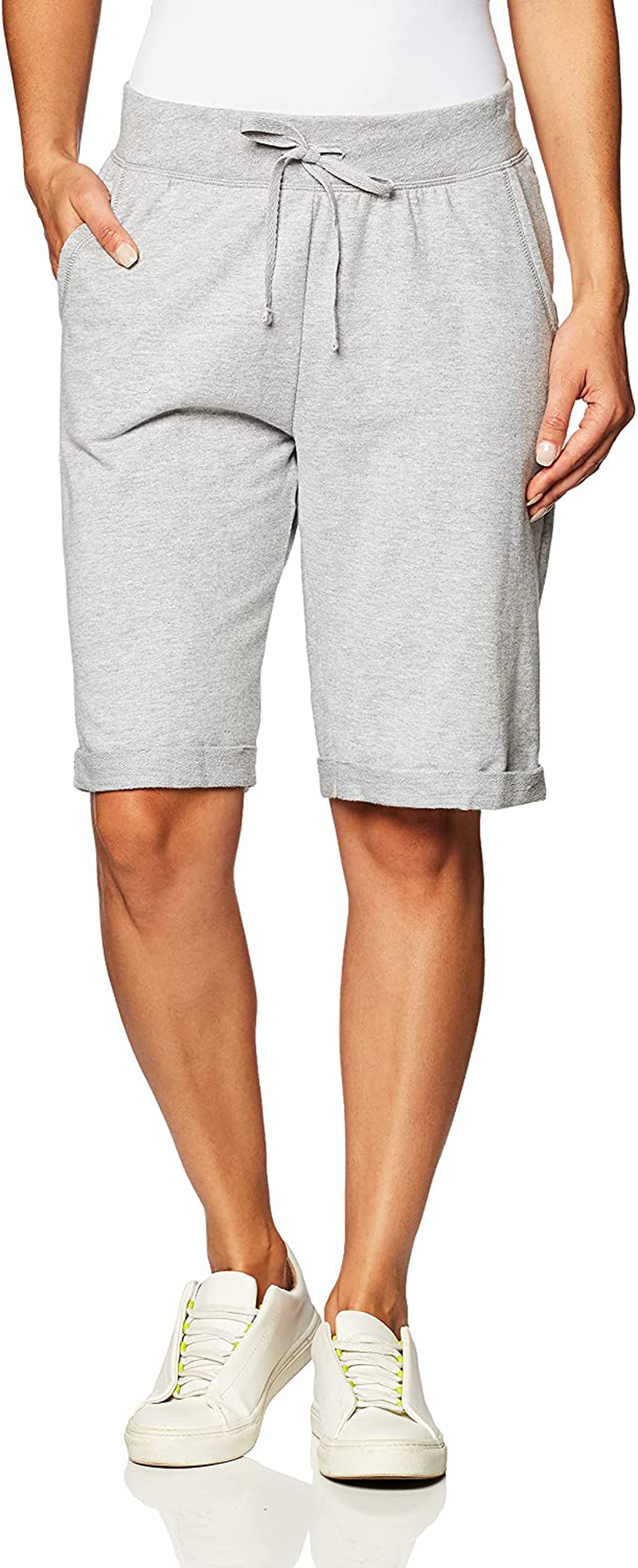 Hanes Women'S French Terry Bermuda Short Apparel & Accessories > Clothing > Shorts Kylie Max   