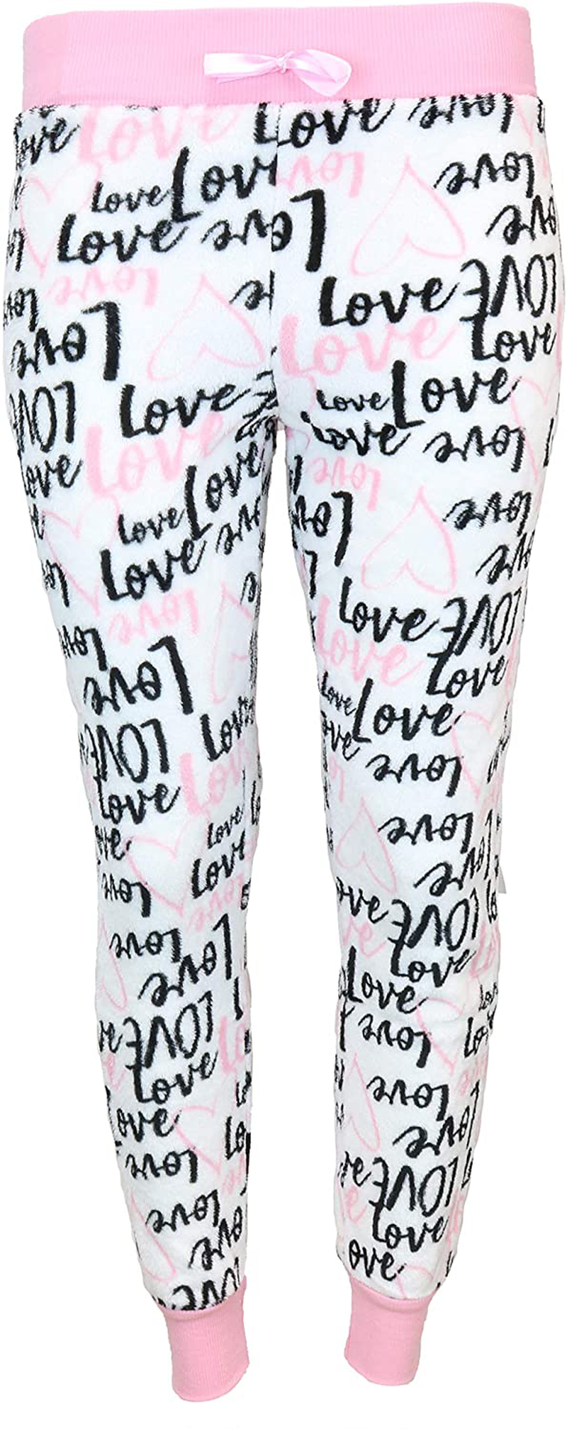 Em & Alfie Women'S plus Size Super Fuzzy Plush Jogger Pajama Pants Apparel & Accessories > Clothing > Sleepwear & Loungewear > Pajamas Kylie Max   