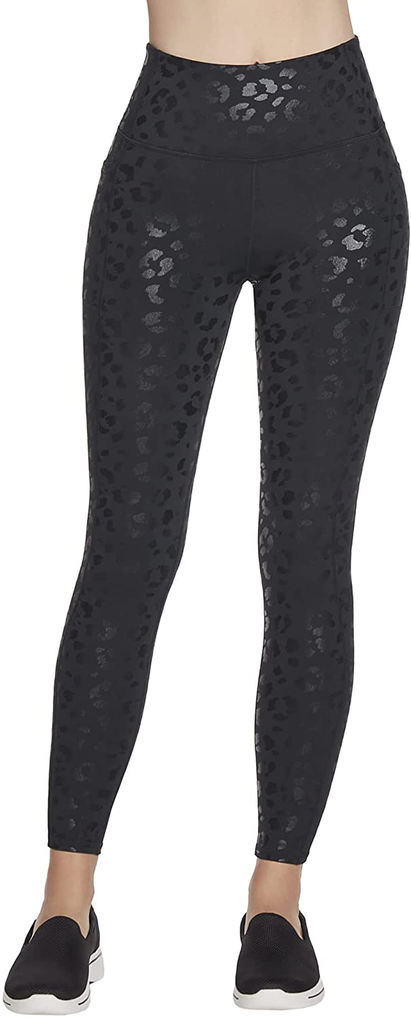 Skechers Women's Gowalk High Waisted Legging Apparel & Accessories > Clothing > Activewear Skechers Shadow Leopard Print 3X-Large 