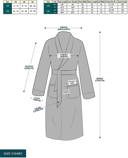 PAVILIA Soft Plush Women Fleece Robe, Cozy Bathrobe, Female Spa Robe, Waffle Apparel & Accessories > Clothing > Sleepwear & Loungewear > Robes Kylie Max   