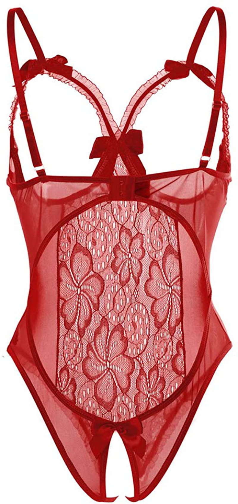 Women Sexy Teddy Lingerie One Piece Lace Babydoll Bodysuit Nightie plus Size S-3XL Apparel & Accessories > Clothing > Underwear & Socks > Lingerie Kylie Max   