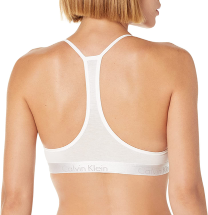 Calvin Klein Women'S Motive Cotton Lightly Lined Bralette Apparel & Accessories > Clothing > Underwear & Socks > Bras Kylie Max   