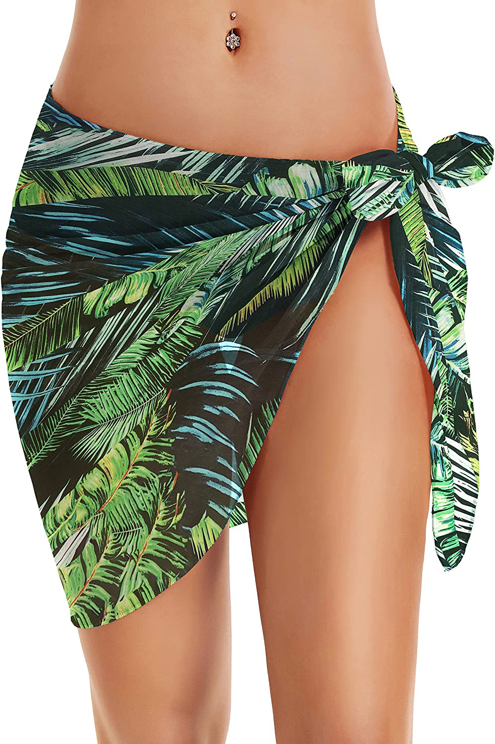 Swimsuit Coverups for Women Sarong Beach Bikini Wrap Sheer Short Skirt Chiffon Scarf for Swimwear Apparel & Accessories > Clothing > Swimwear Kylie Max   