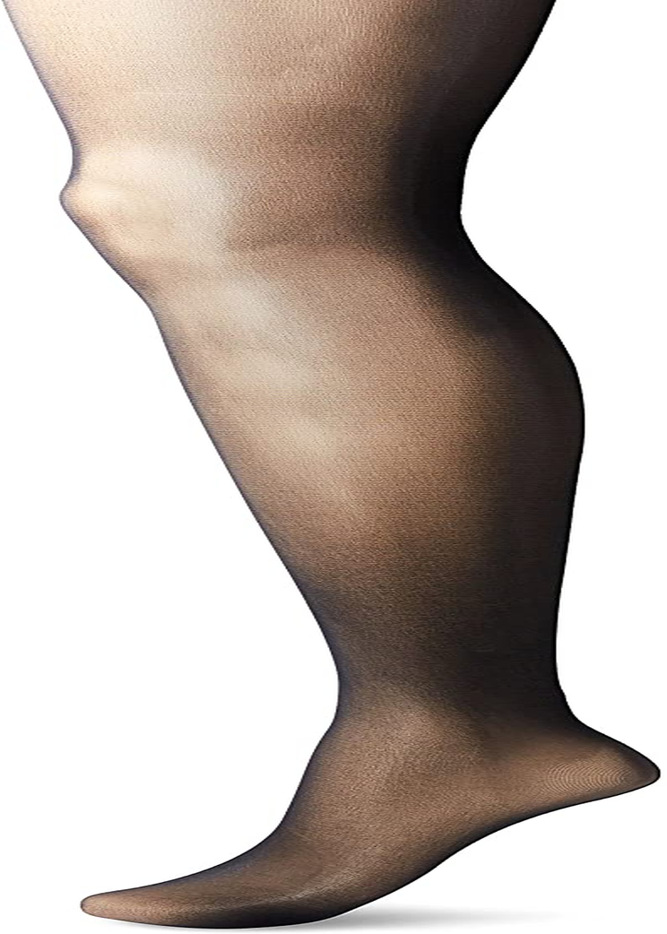 Hanes Women'S Powershapers Firm Control Run Resist Sheers Apparel & Accessories > Clothing > Underwear & Socks > Shapewear Hanes Black Medium 