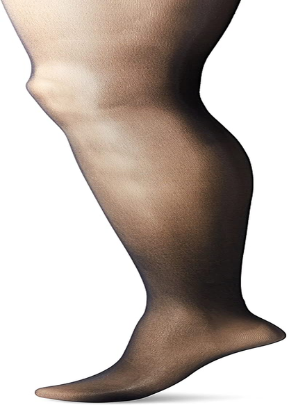 Hanes Women'S Powershapers Firm Control Run Resist Sheers Apparel & Accessories > Clothing > Underwear & Socks > Shapewear Hanes Black Medium 