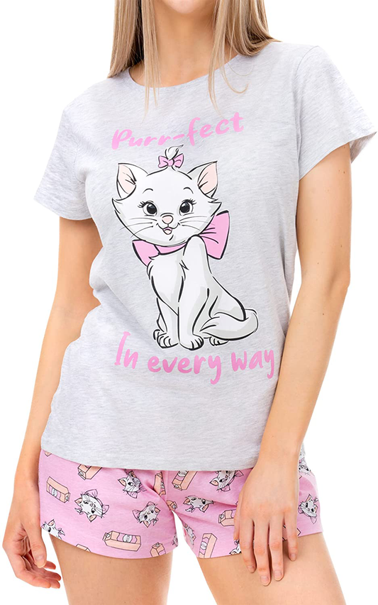 Disney Womens Pajamas Aristocats Apparel & Accessories > Clothing > Sleepwear & Loungewear > Pajamas Disney Small  