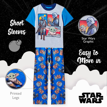 Star Wars Boys' Pajama Set Apparel & Accessories > Clothing > Sleepwear & Loungewear > Pajamas Kylie Max   
