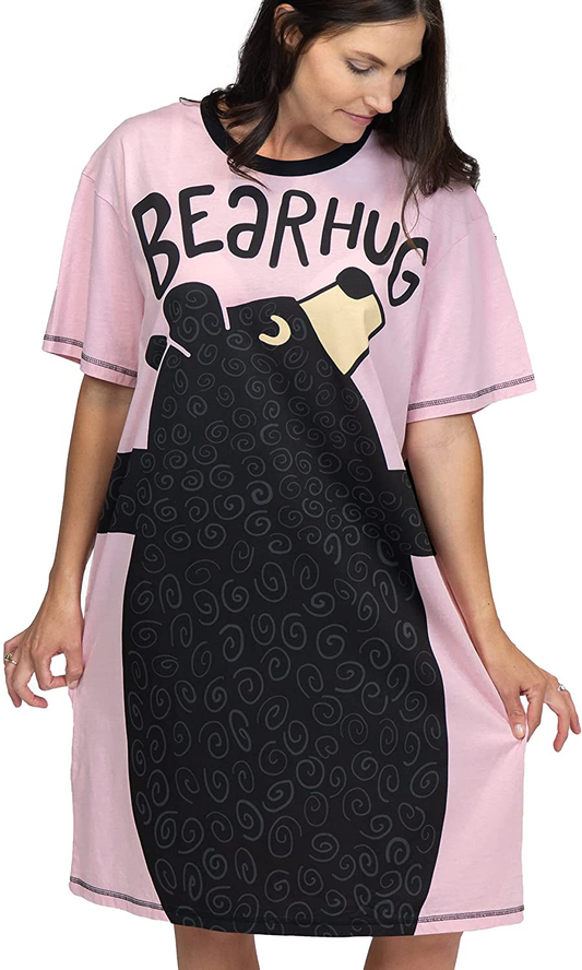 Lazy One Nightshirts for Women, Animal Designs Apparel & Accessories > Clothing > Sleepwear & Loungewear > Nightgowns Kylie Max   