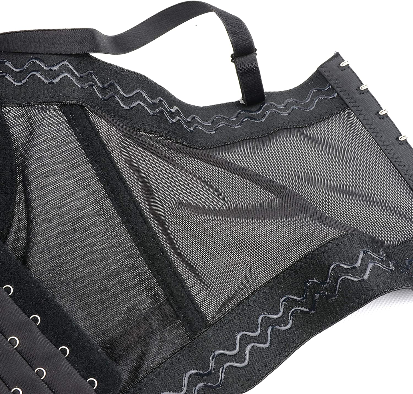 ELLACCI Women'S Mesh Bustier Crop Top Push up Corset Tops Bra Black Apparel & Accessories > Clothing > Underwear & Socks > Lingerie ELLACCI   