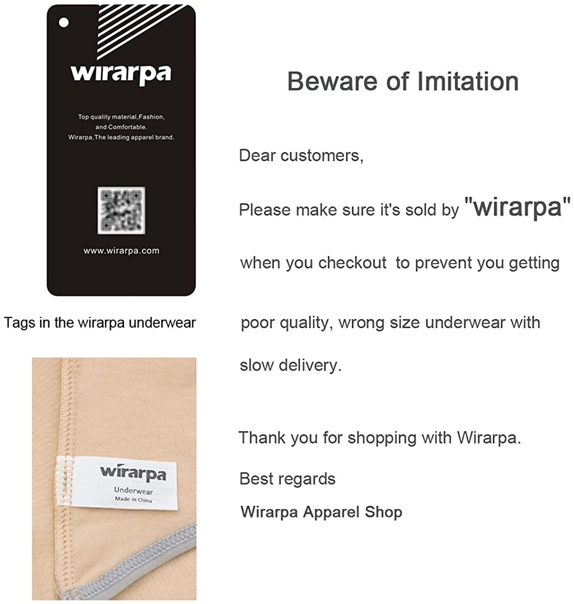 Wirarpa Women'S Cotton Stretch Underwear Comfy Mid Waisted Briefs Ladies Breathable Panties Multipack Apparel & Accessories > Clothing > Underwear & Socks > Underwear KYLIE MAX   