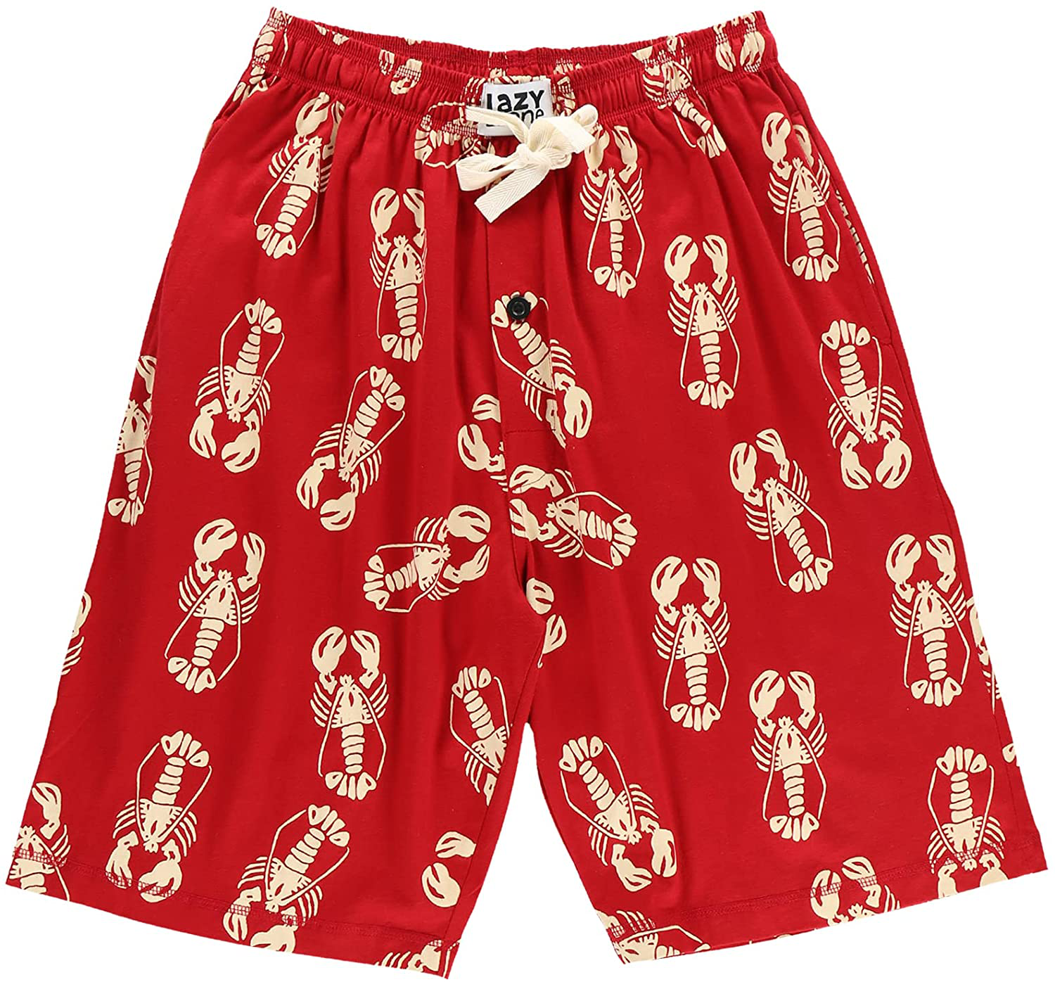 Lazy One Pajama Shorts for Men, Men'S Separate Bottoms, Cotton Loungewear Apparel & Accessories > Clothing > Sleepwear & Loungewear > Pajamas Kylie Max   